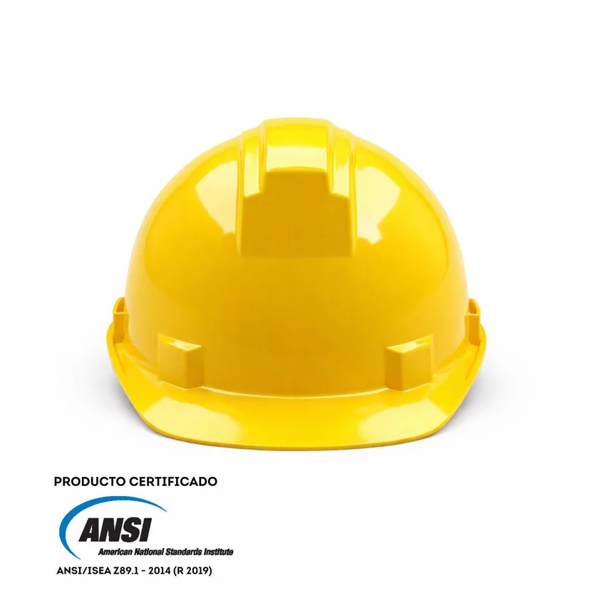 Casco Dielectrico Stone Tipo 1 Cremallera Amarillo Certificado