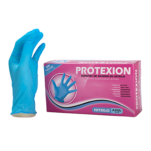 GUANTE NITRILO PROTEXION TALLA M 100U