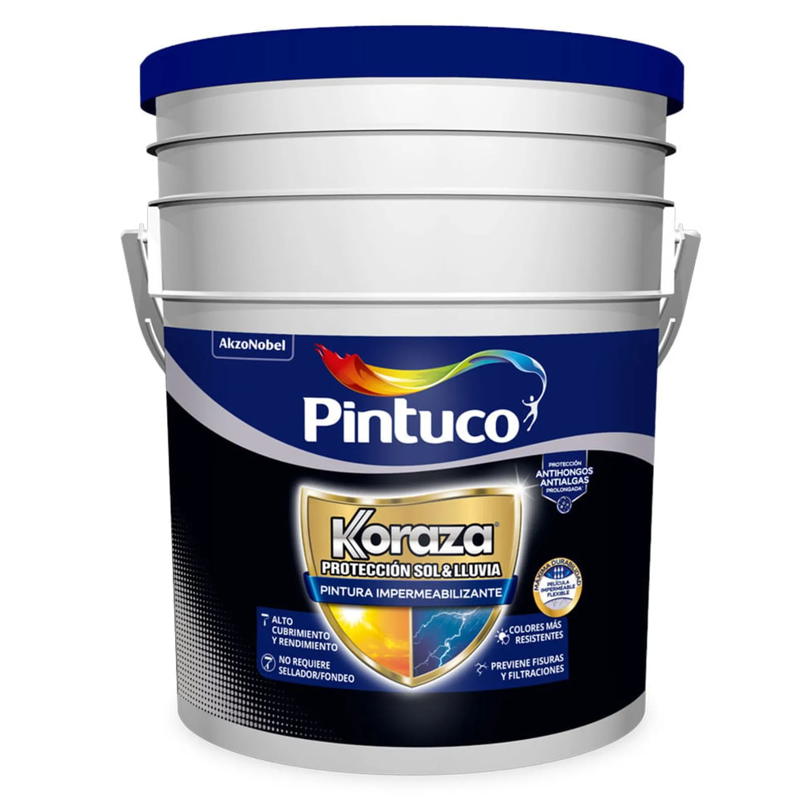 Pintura impermeabilizante blanco 5 gl Koraza