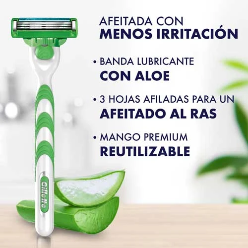 REPUESTO MAQUINA DE AFEITAR MACH3 SENSITIVE 6U 2