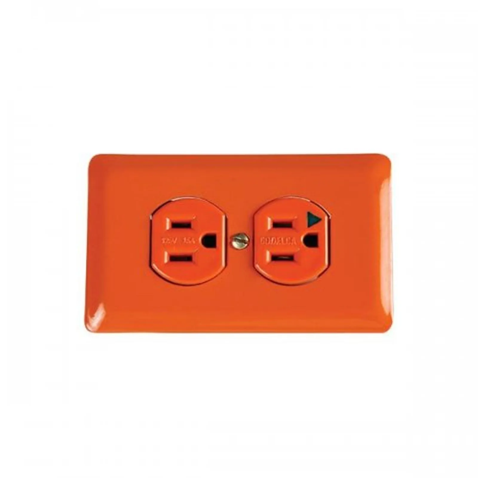 Toma Doble Polo Tierra Aislado x125v-250v