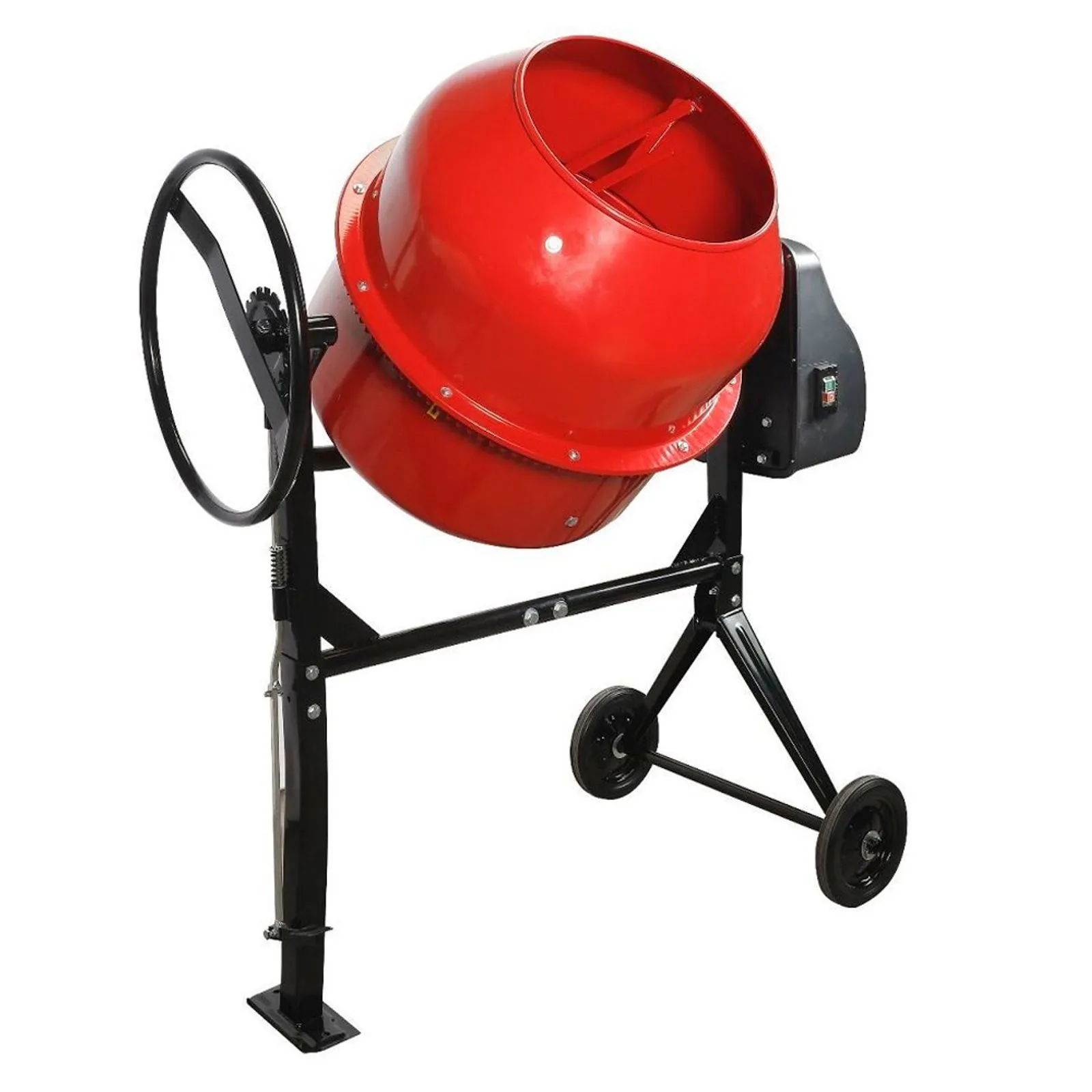 Mezcladora concreto 180 lt 800W rojo 3