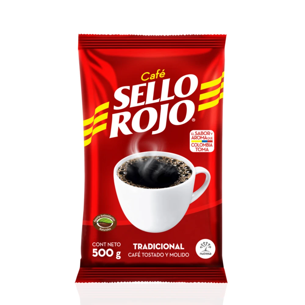 CAFE MOLIDO SELLO ROJO 500G