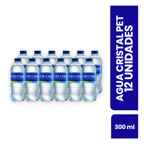 AGUA CRISTAL 300ML PAGUE 10 LLEVE 12U